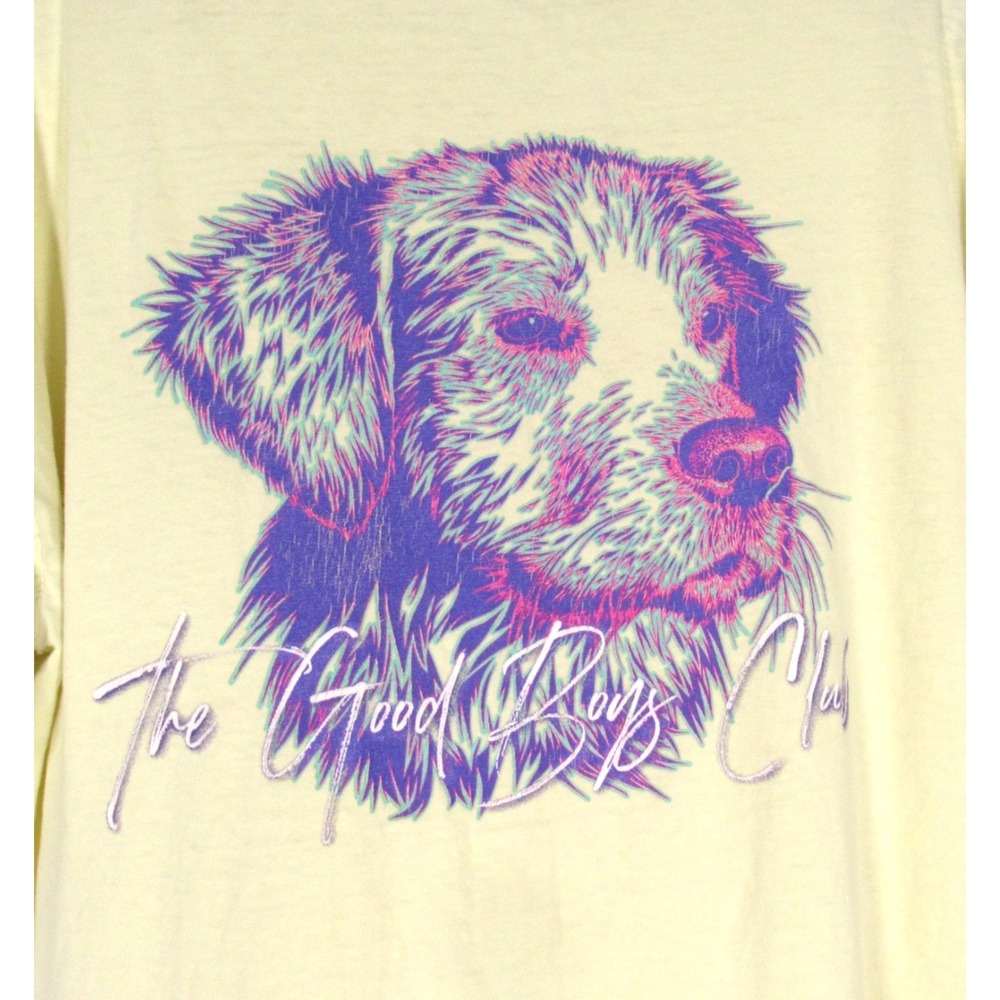 COMFORT COLORS Jersey Knit OLD ROW THE GOOD BOYS CLUB Yellow T-SHIRT/TEE/TOP M